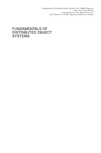 ﻿مبانی سیستم های اشیاء توزیع شده: دیدگاه CORBA