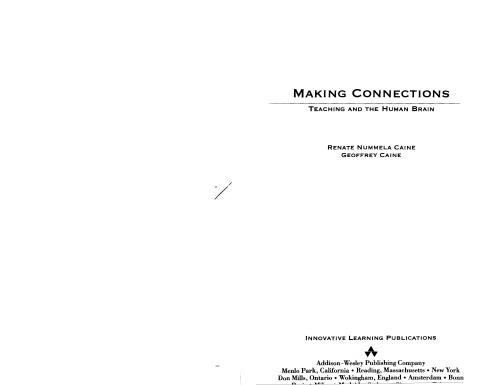 ﻿ایجاد ارتباطات: آموزش و مغز انسان