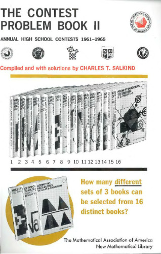 ﻿کتاب مسائل مسابقه دوم: مسابقات سالانه دبیرستان انجمن ریاضی آمریکا، 1961-1965 (کتابخانه ریاضی جدید)