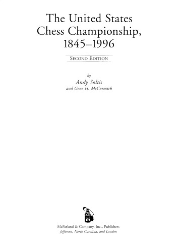 ﻿قهرمانی شطرنج ایالات متحده، 1845-1996