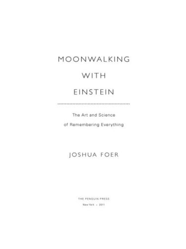 ﻿پیاده روی ماه با انیشتین: هنر و علم به خاطر سپردن همه چیز