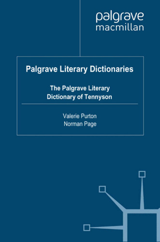 ﻿فرهنگ لغت ادبی پالگریو تنیسون (فرهنگ های ادبی پالگریو)