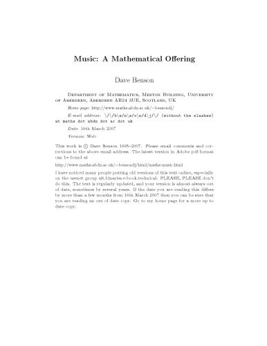 ﻿موسیقی: یک پیشنهاد ریاضی