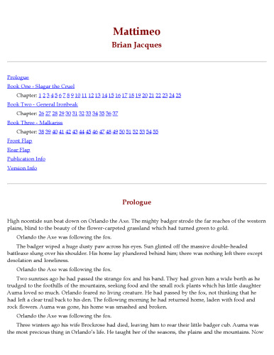 ﻿Mattimeo (ردوال، کتاب 3)