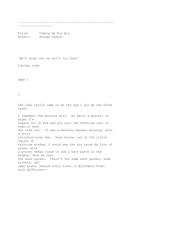 ﻿آمدن به هوا (کتاب برداشت)