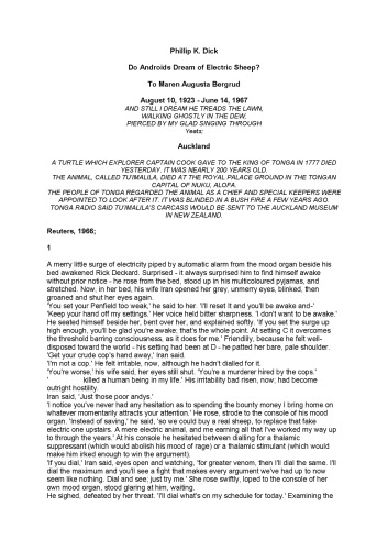 ﻿آیا آدم مصنوعی ها خواب گوسفند برقی میبینند؟