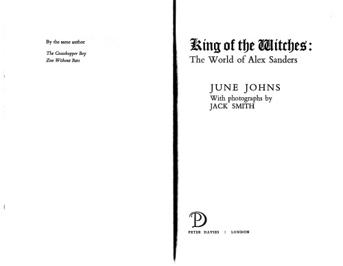 ﻿King of the Witches: World of Alex Sanders