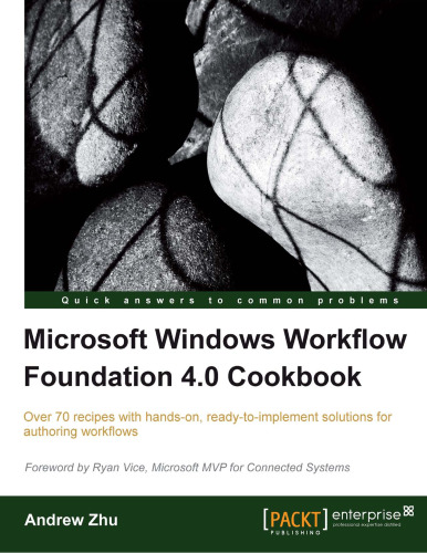﻿کتاب آشپزی Microsoft Windows Workflow Foundation 4.0