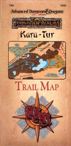 ﻿Kara-Tur: Trail Map Tm5 (سیاه چال های پیشرفته و قلمروهای فراموش شده اژدها)