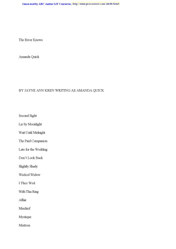 ﻿رودخانه می داند