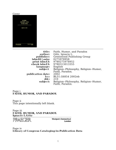 ﻿ایمان، طنز، و پارادوکس