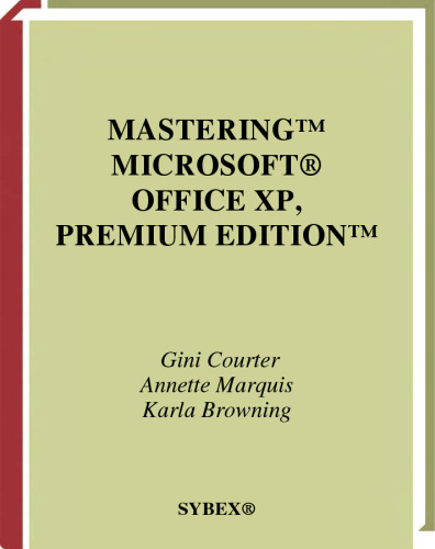 ﻿تسلط بر Microsoft® Office XP Premium Edition