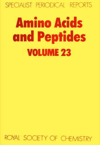 ﻿اسیدهای آمینه و پپتیدها (SPR Amino Acids, Peptides (RSC)) جلد 23