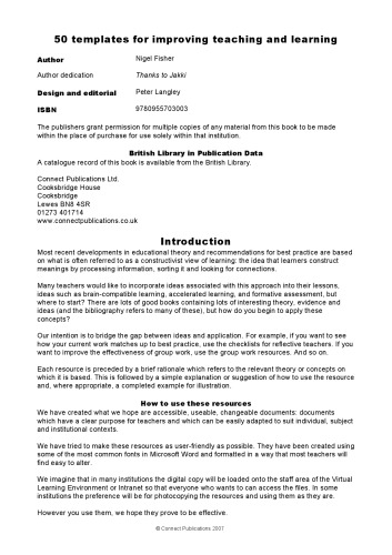 ﻿50 الگو برای بهبود آموزش و یادگیری