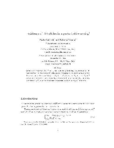 ﻿وجود حبابهای h در یک محیط آشفته