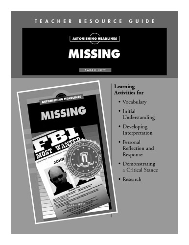 ﻿راهنمای منبع معلم گمشده (سرفصل های شگفت انگیز)