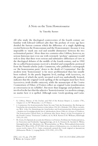 ﻿یادداشتی در مورد اصطلاح هموسیوس