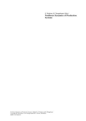 ﻿دینامیک غیرخطی سیستم های تولید