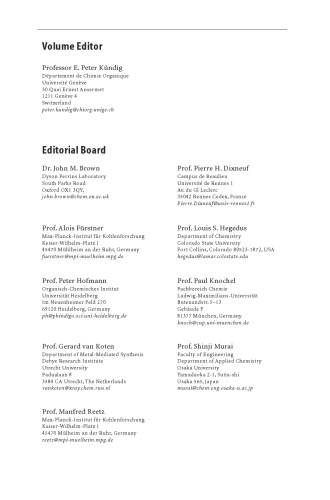 ﻿کمپلکس‌های فلزی انتقالی آرن پی در سنتز و کاتالیز آلی (موضوعات شیمی آلی فلزی جلد 7)