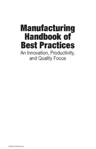 ﻿Manufacturing Manufacturing Manufacturing Manufacturing of Best Practices: تمرکز بر نوآوری، بهره وری و کیفیت (St. Lucie Press Apics Series on Resource Management)