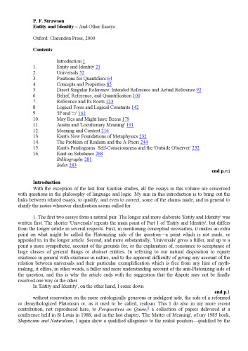 ﻿نهاد و هویت: و مقالات دیگر