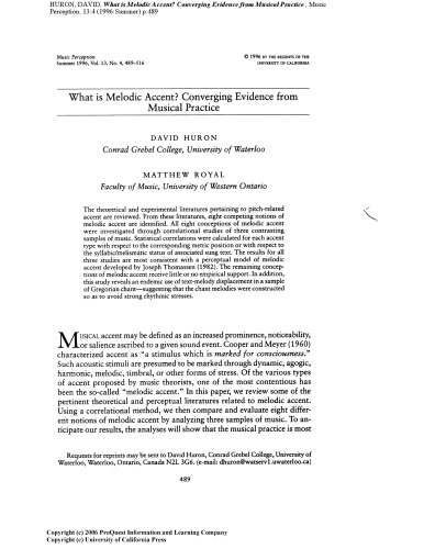 ﻿درک موسیقی 13 (4) (1996) 13 4