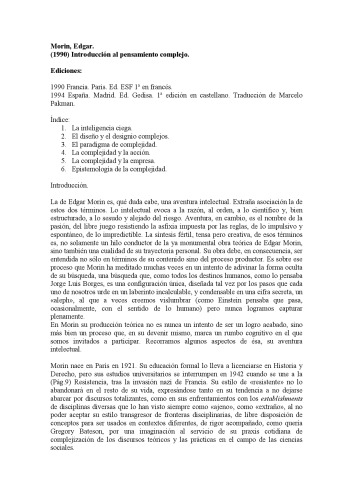 ﻿مقدمه ای بر اندیشه پیچیده