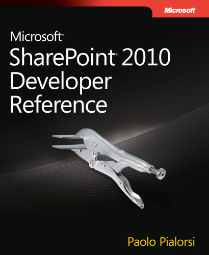﻿مرجع توسعه دهندگان Microsoft SharePoint 2010