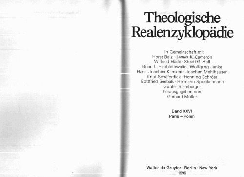 ﻿دایره المعارف واقعی الهیاتی، ج 26: پاریس - لهستان