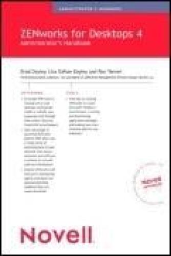 ﻿Novell's ZENworks for Desktop 4: Administrator's Handbook