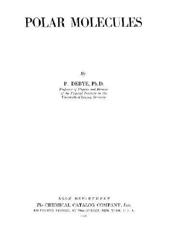 ﻿مولکول های قطبی