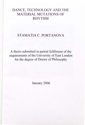 ﻿رقص، فناوری و جهش‌های مادی ریتم