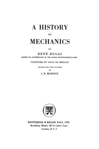 تاریخچه مکانیک