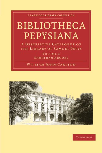 ﻿Bibliotheca Pepysiana: فهرستی توصیفی از کتابخانه ساموئل پپیس