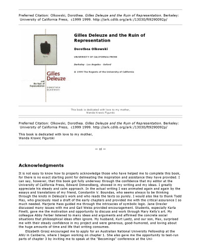 ﻿ژیل دلوز و خرابی نمایندگی