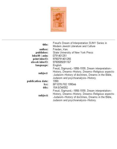 ﻿رویای تعبیر فروید