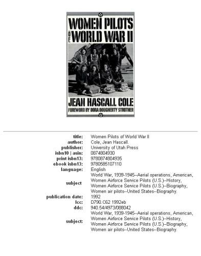 ﻿زنان خلبان جنگ جهانی دوم