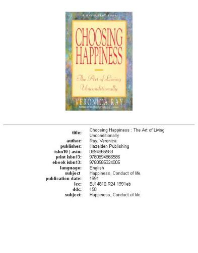 ﻿انتخاب شادی: هنر زندگی بدون قید و شرط