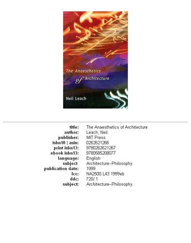 ﻿بیهوشی های معماری