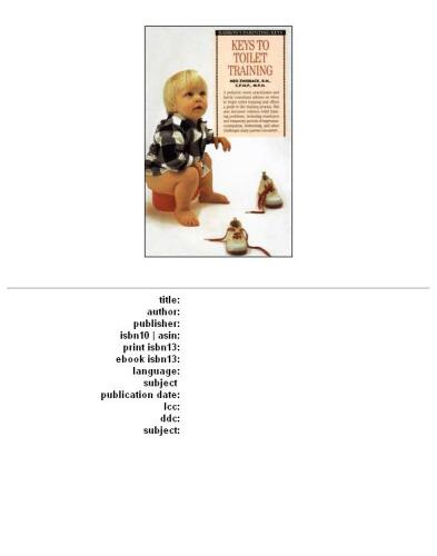 ﻿کلیدهای آموزش توالت (کلیدهای والدین بارون)