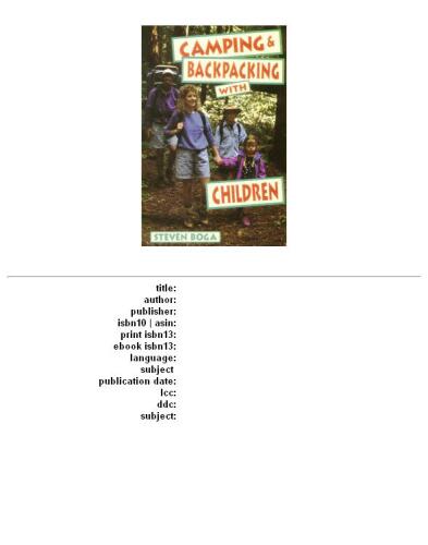 ﻿کمپینگ و کوله پشتی با کودکان