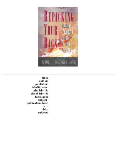 ﻿بسته بندی مجدد چمدان ها: بار خود را تا آخر عمر سبک کنید