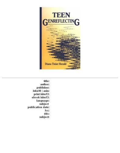 ﻿بازتاب ژانر نوجوان: