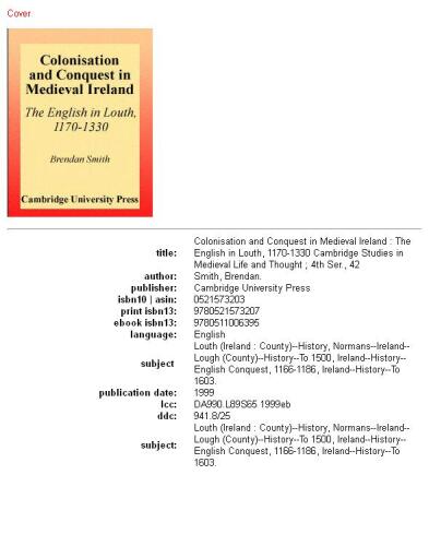 ﻿استعمار و فتح در ایرلند قرون وسطی: انگلیسی ها در لوث، 1170-1330