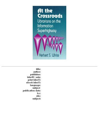 ﻿در چهارراه: کتابداران در بزرگراه اطلاعات