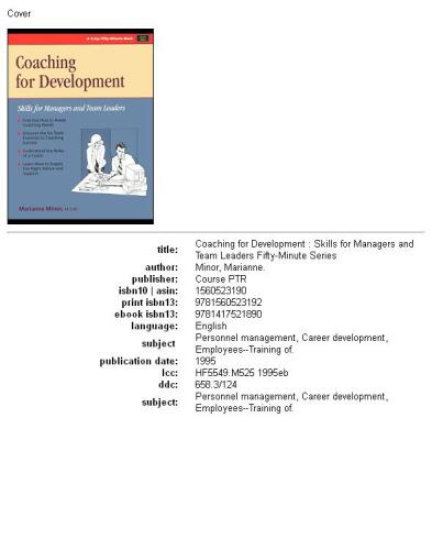 ﻿کوچینگ برای توسعه: مهارت‌ها برای مدیران و رهبران تیم (مجموعه پنجاه دقیقه)