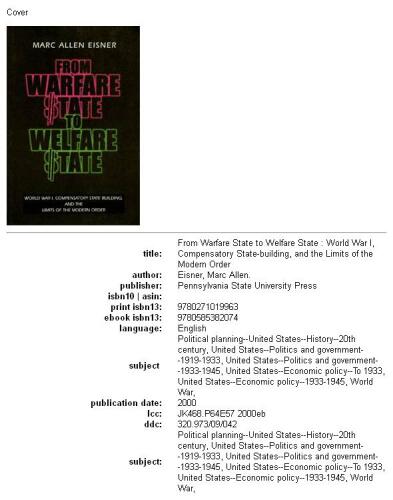 ﻿از دولت جنگی تا دولت رفاه: جنگ جهانی اول، دولت‌سازی جبرانی و محدودیت‌های نظم مدرن