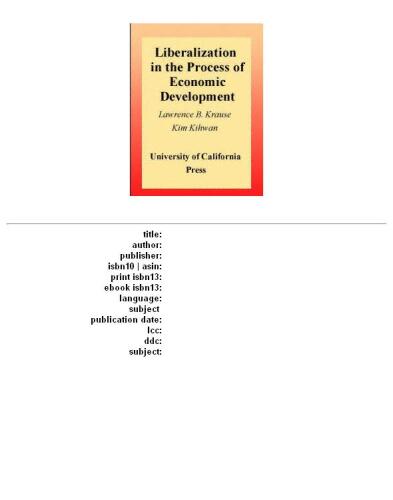 ﻿آزادسازی در فرآیند توسعه اقتصادی