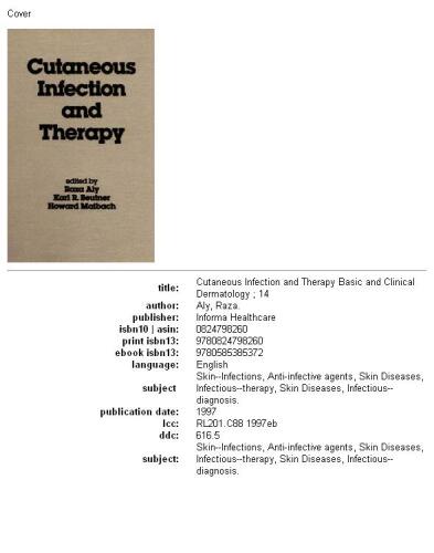 ﻿عفونت و درمان جلدی (سری درماتولوژی پایه و بالینی)