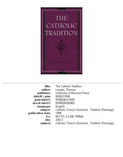 ﻿سنت کاتولیک